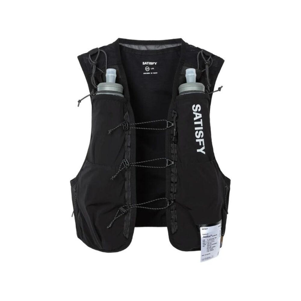 Satisfy Black Performance Tops - Cycling Vests Men
